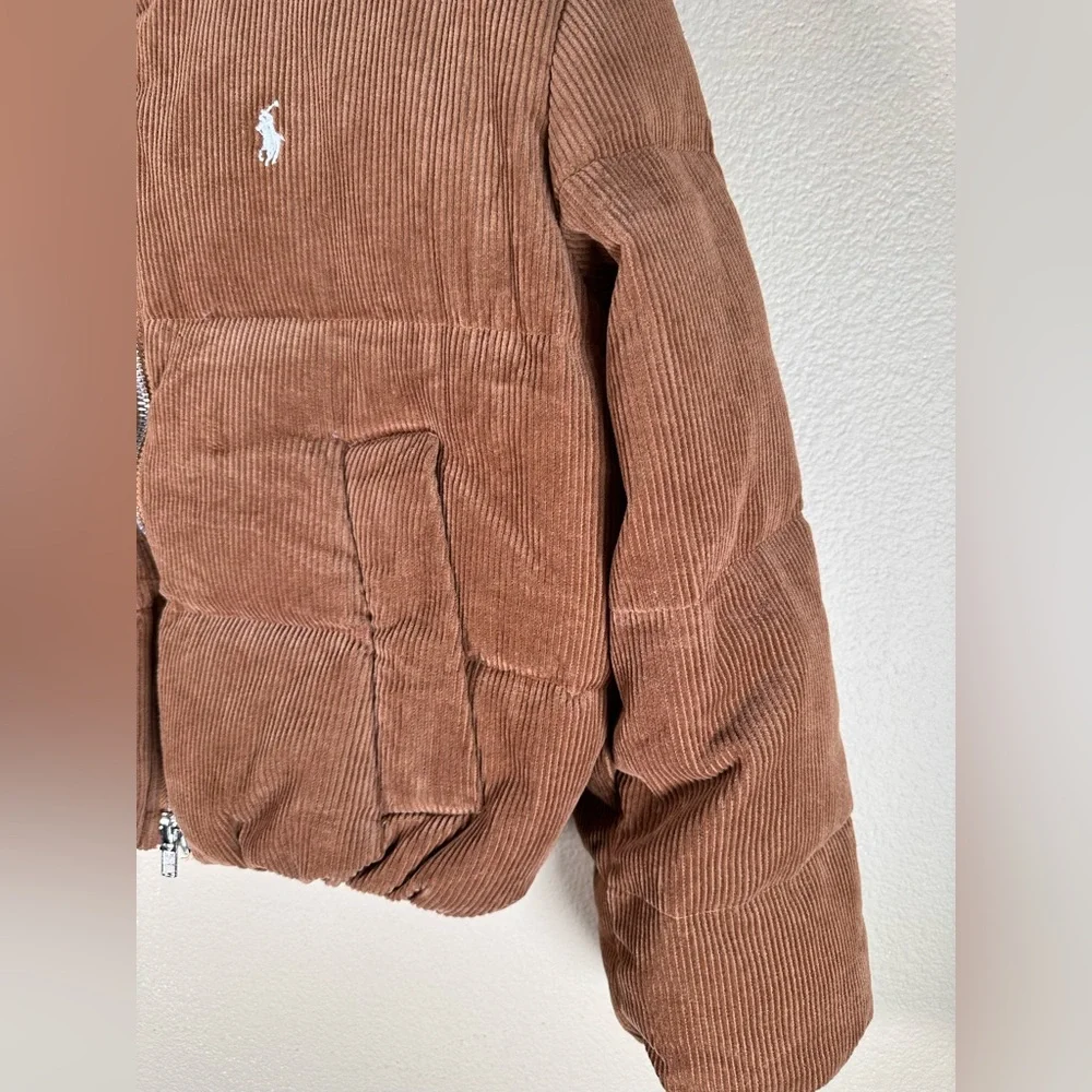 Polo by Ralph Lauren Corduroy Puffer Coat S/P - Picture 10 of 13